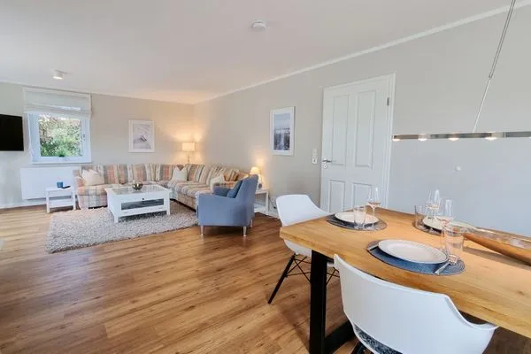 Wohnzimmer  Ferienhaus "Küstenhuus" in Kalifornien an der Ostsee