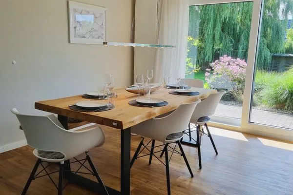 Wohnzimmer  Ferienhaus "Küstenhuus" in Kalifornien an der Ostsee