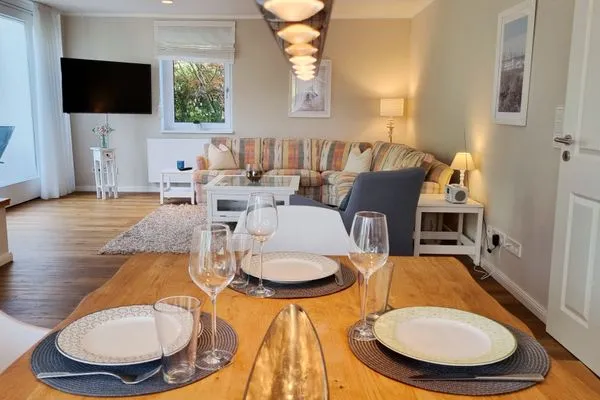 Wohnzimmer  Ferienhaus "Küstenhuus" in Kalifornien an der Ostsee