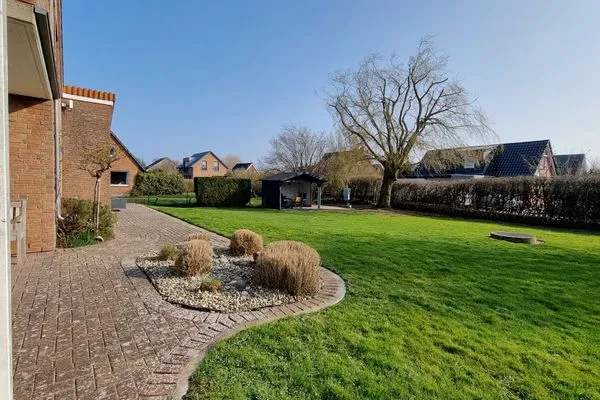 Garten  Ferienhaus "Küstenhuus" in Kalifornien an der Ostsee