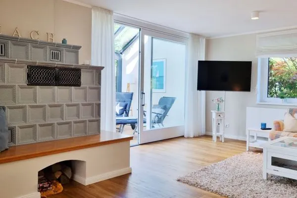 Kamin-/Ofen  Ferienhaus "Küstenhuus" in Kalifornien an der Ostsee