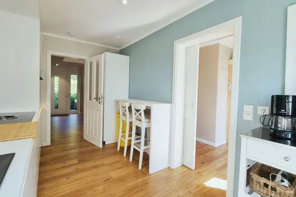 Küche / Küchenzeile  Ferienhaus "Küstenhuus" in Kalifornien an der Ostsee