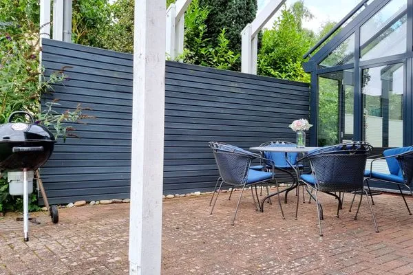 Terrasse  Ferienhaus "Küstenhuus" in Kalifornien an der Ostsee