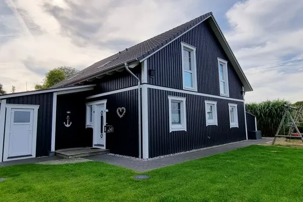 Garten  Schwedenhaushälfte "Küstenliebe" in Sehlendorf an der Ostsee