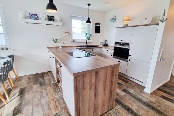 Küche / Küchenzeile  Schwedenhaushälfte "Küstenliebe" in Sehlendorf an der Ostsee