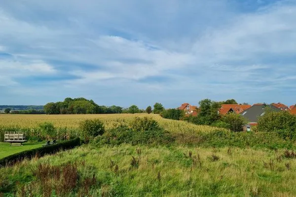 Gartenblick  Schwedenhaushälfte "Küstenliebe" in Sehlendorf an der Ostsee