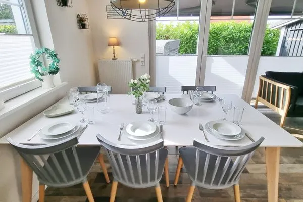 Wohnzimmer  Schwedenhaushälfte "Lieblingsplatz" Sehlendorf an der Ostsee