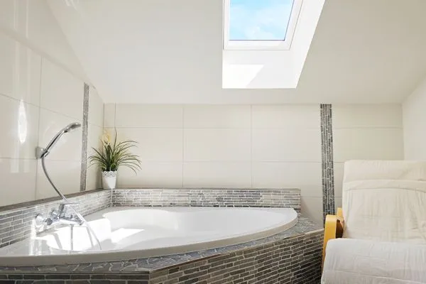 Badezimmer  Ferienhaus "Lille Hus" - Urlaub mit bis zu 12 Personen