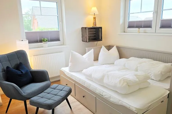 Schlafzimmer  Ferienhaus "Lille Hus" - Urlaub mit bis zu 12 Personen