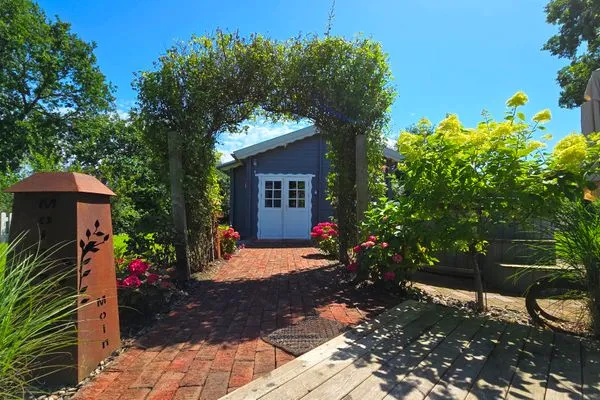 Garten  Ferienhaus "Lille Hus" - Urlaub mit bis zu 12 Personen