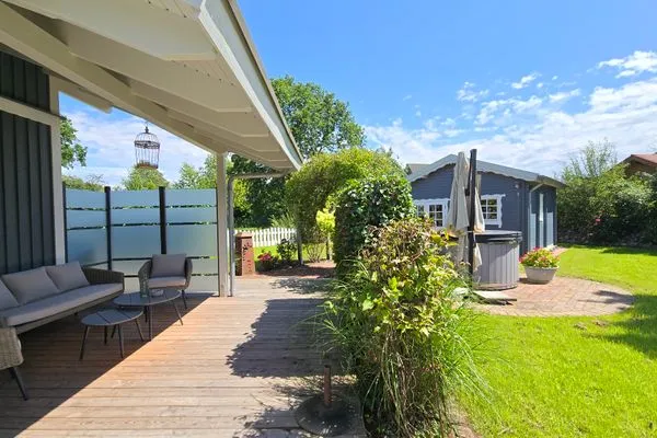 Terrasse  Ferienhaus "Lille Hus" - Urlaub mit bis zu 12 Personen