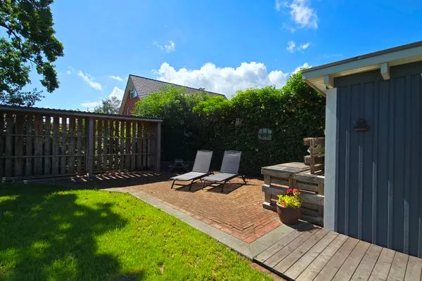 Garten  Ferienhaus "Lille Hus" - Urlaub mit bis zu 12 Personen