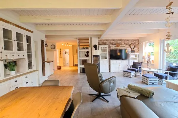 Wohnzimmer  Ferienhaus "Lille Hus" - Urlaub mit bis zu 12 Personen