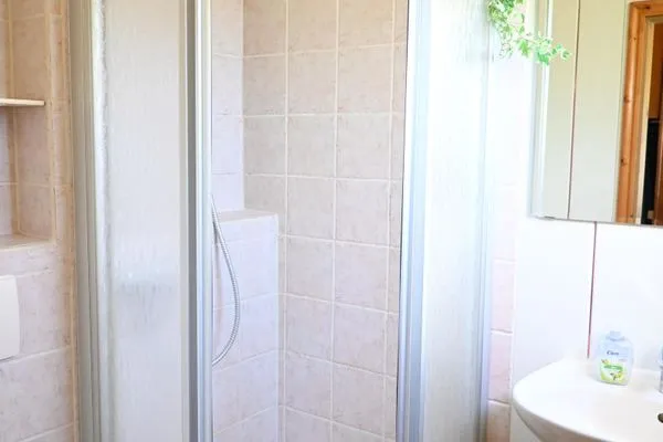Badezimmer  Ferienhaus Ostseetraum