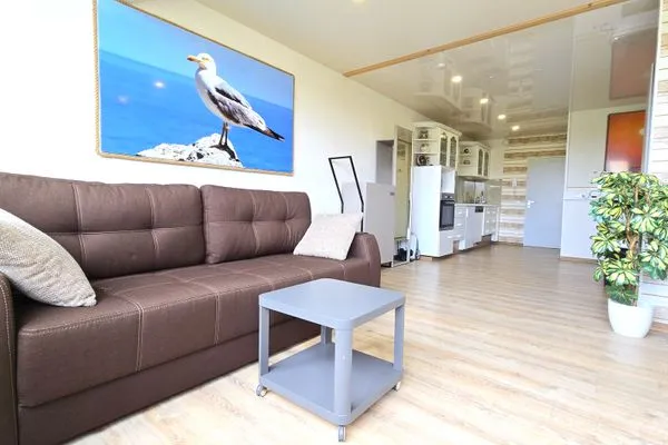 Wohnzimmer  Ferienwohnung "Möwe" in Schönberg-Holm an der Ostsee