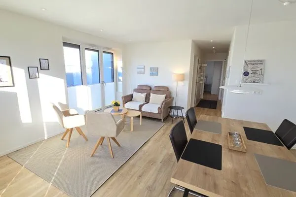 Wohnzimmer  Ferienwohnung "Sandy Beach" in Schönberg-Kalifornien