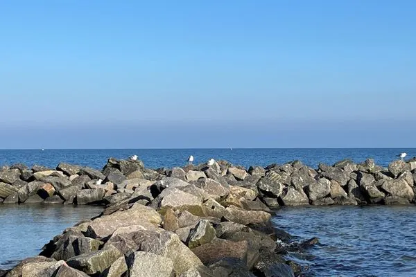 Strand  Ferienwohnung "Sandy Beach" in Schönberg-Kalifornien