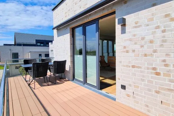 Balkon  Ferienwohnung "Sandy Beach" in Schönberg-Kalifornien