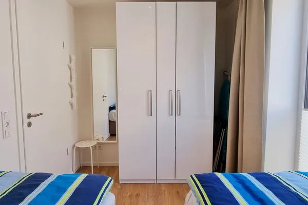 Schlafzimmer  Ferienwohnung "Sandy Beach" in Schönberg-Kalifornien