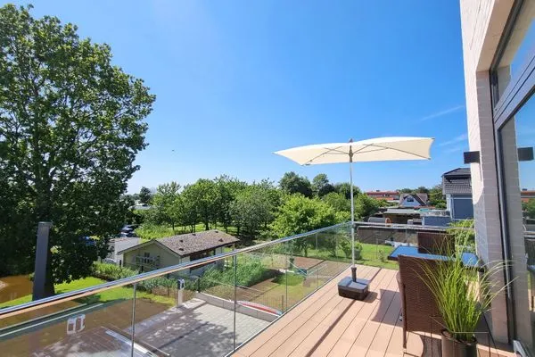 Balkon  Ferienwohnung "Schöne Aussichten" in 1. Reihe in Kalifornien