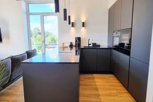 Küche / Küchenzeile  Ferienwohnung "Schöne Aussichten" in 1. Reihe in Kalifornien