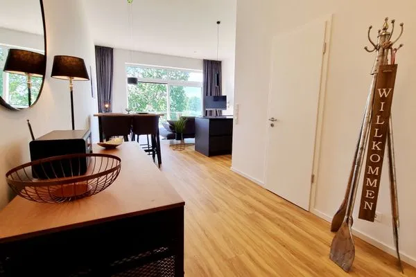 Wohnzimmer  Ferienwohnung "Schöne Aussichten" in 1. Reihe in Kalifornien