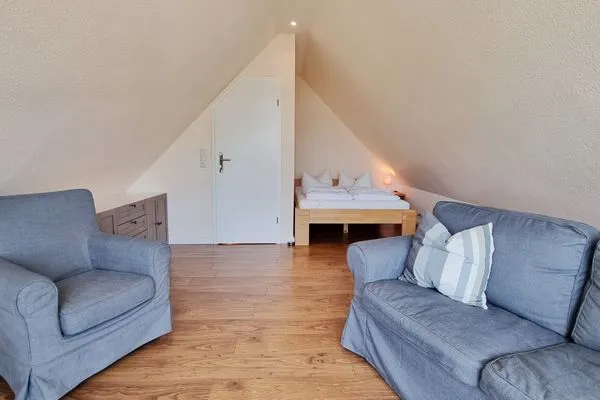 Schlafzimmer  Ferienhaushälfte "Seebrücke" Schönberger Strand an d. Ostsee