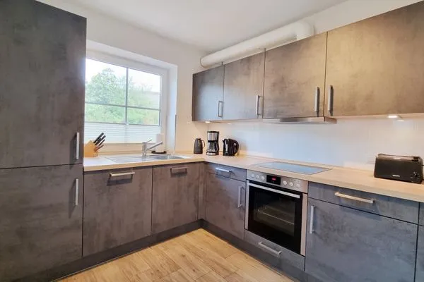 Küche / Küchenzeile  Ferienhaushälfte "Seebrücke" Schönberger Strand an d. Ostsee