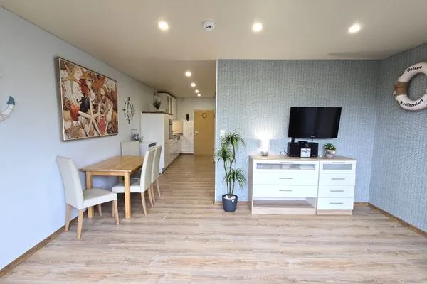 Wohnzimmer  Ferienwohnung "Seepferdchen" in Schönberg-Holm an der Ostsee