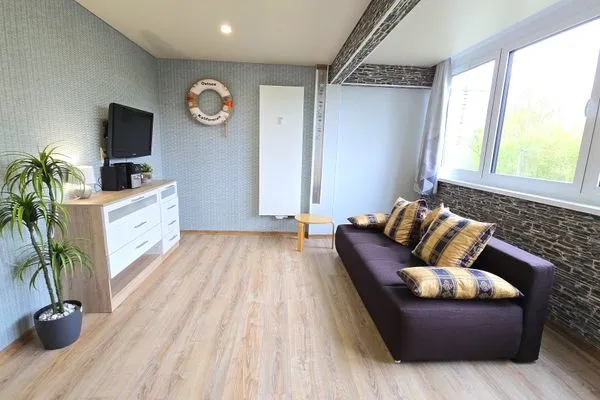 Wohnzimmer  Ferienwohnung "Seepferdchen" in Schönberg-Holm an der Ostsee