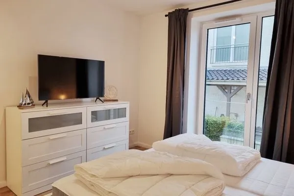 Schlafzimmer  Ferienwohnung "Seeräuber" in Schönberg-Kalifornien