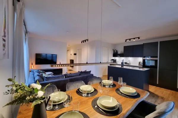 Wohnzimmer  Ferienwohnung "Seeräuber" in Schönberg-Kalifornien