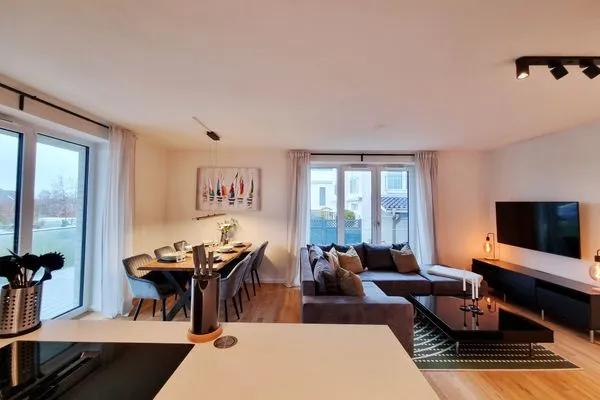 Wohnzimmer  Ferienwohnung "Seeräuber" in Schönberg-Kalifornien