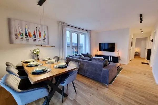 Wohnzimmer  Ferienwohnung "Seeräuber" in Schönberg-Kalifornien