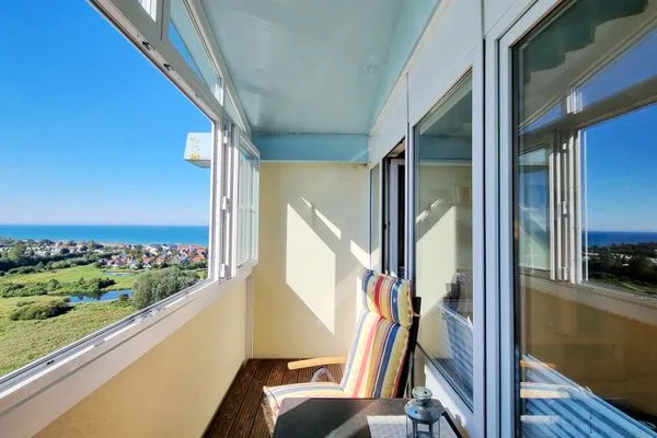Balkon  Ferienwohnung "Sonne, Strand und Meer 1702" an der Ostsee