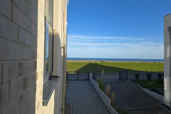 Meerblick  Ferienwohnung "Strandgut" in 1. Reihe an der Ostseeküste