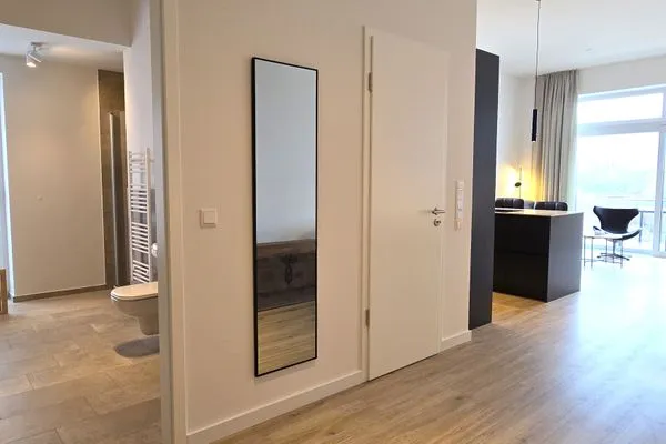 Wohnzimmer  Ferienwohnung "Strandgut" in 1. Reihe an der Ostseeküste