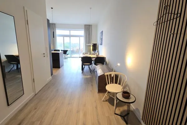 Wohnzimmer  Ferienwohnung "Strandgut" in 1. Reihe an der Ostseeküste