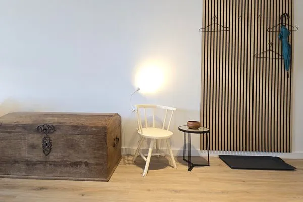 Wohnzimmer  Ferienwohnung "Strandgut" in 1. Reihe an der Ostseeküste