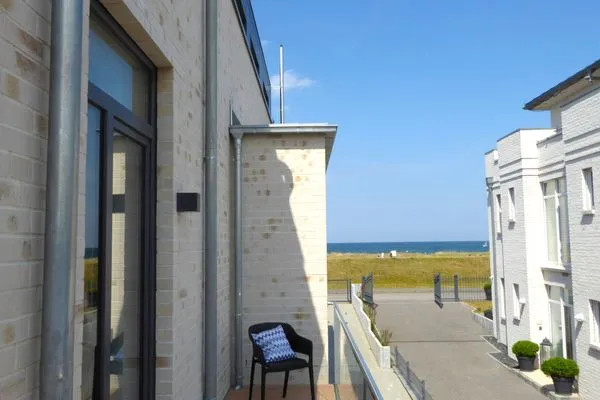Meerblick  Ferienwohnung "Strandgut" in 1. Reihe an der Ostseeküste