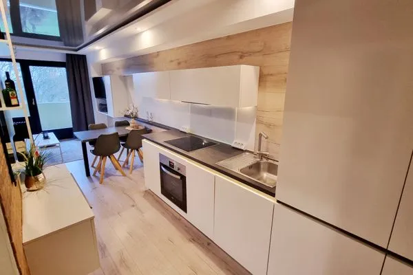 Küche / Küchenzeile  Ferienwohnung "Strandleben" Stilvoller Urlaub an der Ostsee