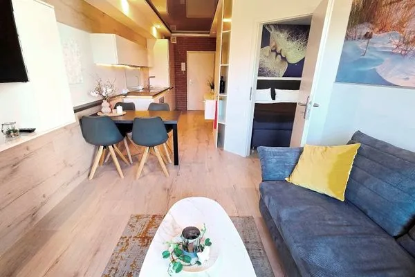 Wohnzimmer  Ferienwohnung "Strandleben" Stilvoller Urlaub an der Ostsee