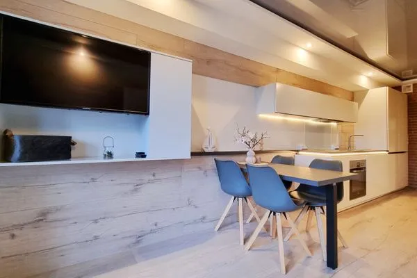 Wohnzimmer  Ferienwohnung "Strandleben" Stilvoller Urlaub an der Ostsee