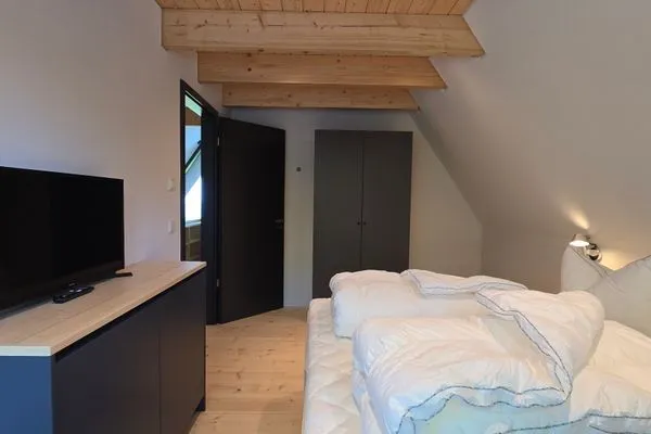 Schlafzimmer  Ferienhaus "Sturmvogel" direkte Strandlage in Kiel