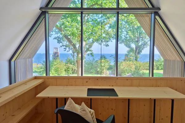 Meerblick  Ferienhaus "Sturmvogel" direkte Strandlage in Kiel