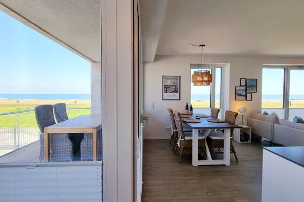 Wohnzimmer  Ferienwohnung "Surfside" in Schönberg-Kalifornien