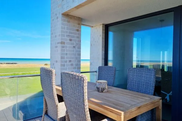 Balkon  Ferienwohnung "Surfside" in Schönberg-Kalifornien