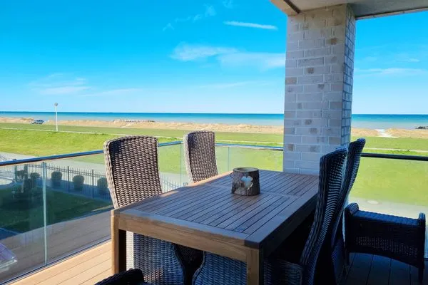 Balkon  Ferienwohnung "Surfside" in Schönberg-Kalifornien