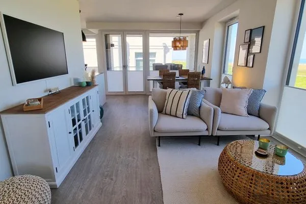 Wohnzimmer  Ferienwohnung "Surfside" in Schönberg-Kalifornien