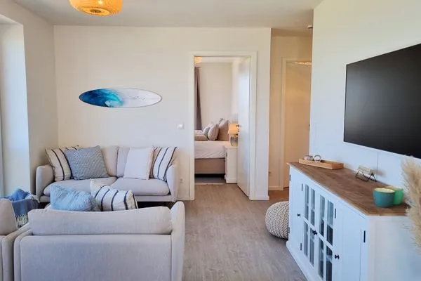 Wohnzimmer  Ferienwohnung "Surfside" in Schönberg-Kalifornien